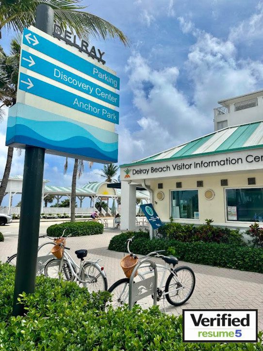 Delray Public Beach in Delray Beach, Florida verified by Resume5